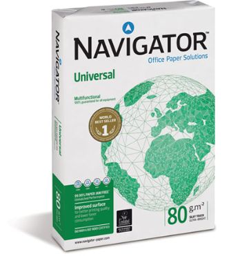 Carta Fotocopie NAVIGATOR A4 da 80gr - Risma da 500 fogli